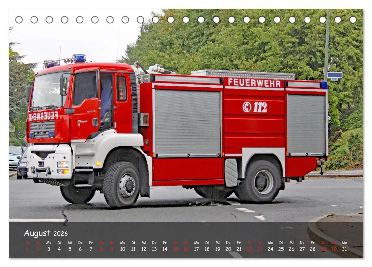 Bild: 9783457603840 | Der Rettungsdienst (Tischkalender 2026 DIN A5 quer), CALVENDO...