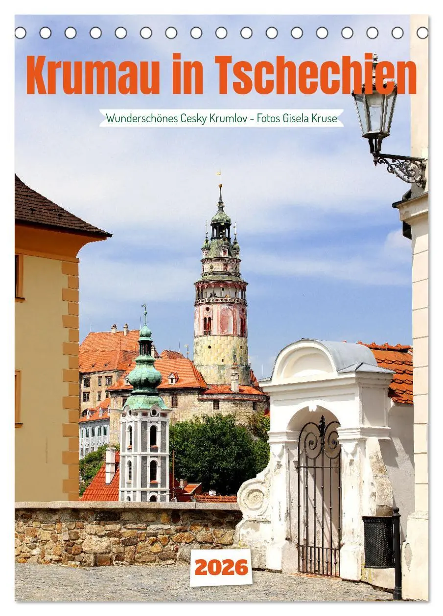 Cover: 9783516313840 | Krumau in Tschechien - Wunderschönes Cesky Krumlov (Tischkalender...