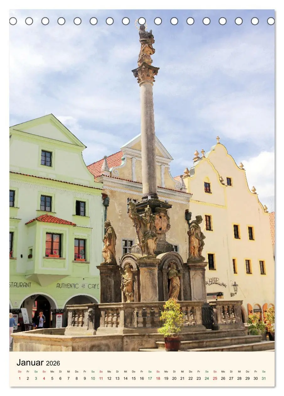 Bild: 9783516313840 | Krumau in Tschechien - Wunderschönes Cesky Krumlov (Tischkalender...