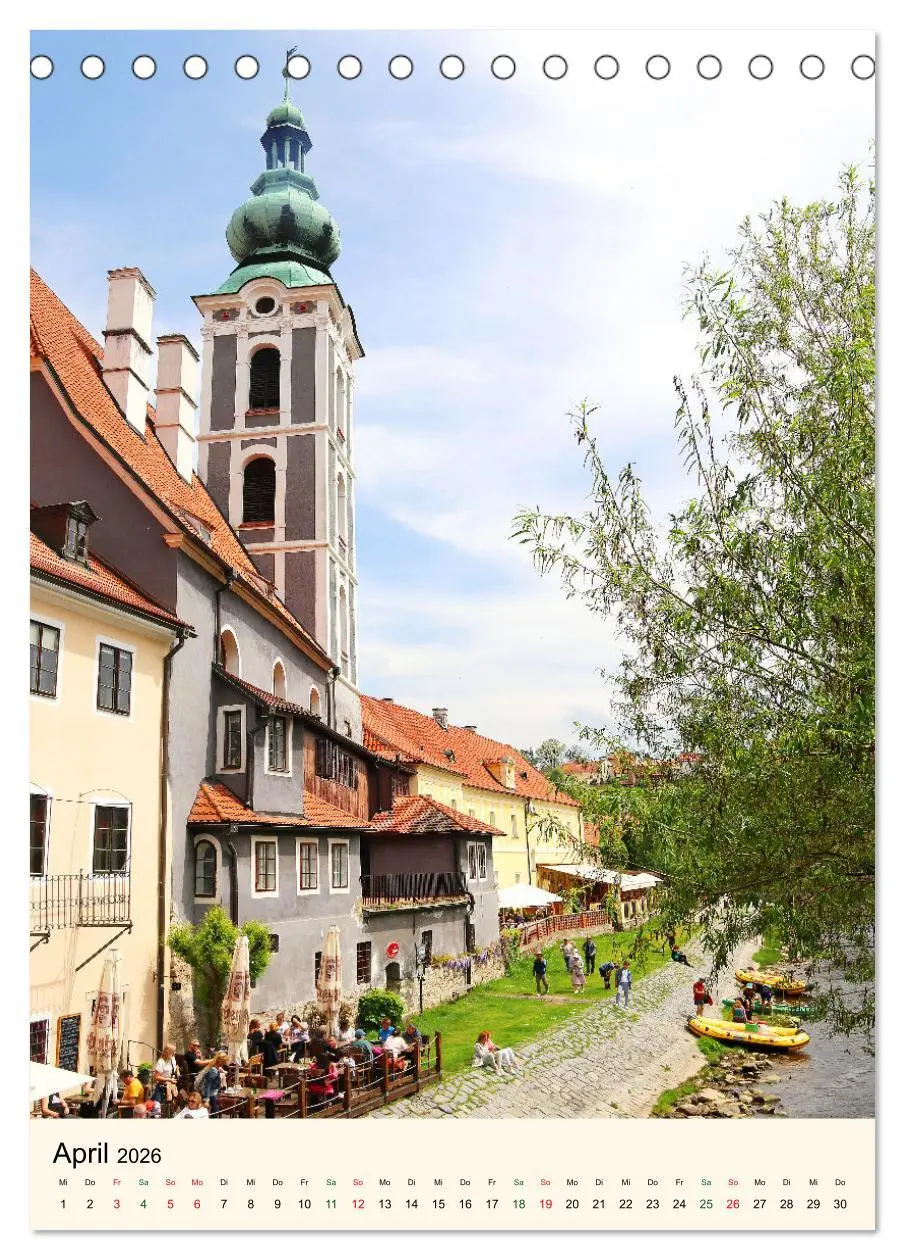 Bild: 9783516313840 | Krumau in Tschechien - Wunderschönes Cesky Krumlov (Tischkalender...