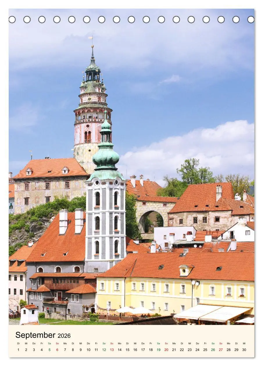 Bild: 9783516313840 | Krumau in Tschechien - Wunderschönes Cesky Krumlov (Tischkalender...
