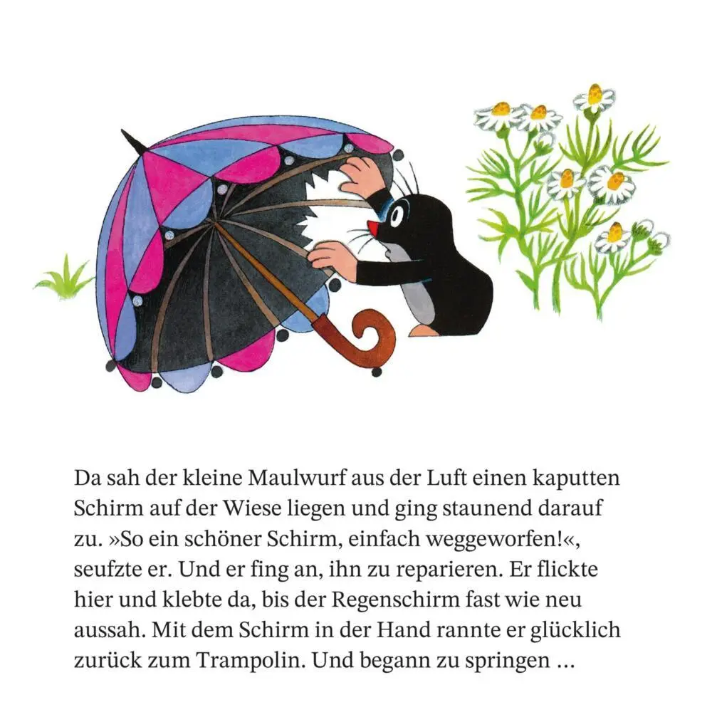 Bild: 9783551033840 | Maxi Pixi 466: Der kleine Maulwurf und der Regenschirm | Miler (u. a.)