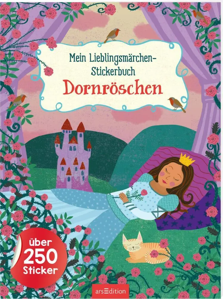 Cover: 9783845853840 | Mein Lieblingsmärchen-Stickerbuch - Dornröschen | Über 250 Sticker