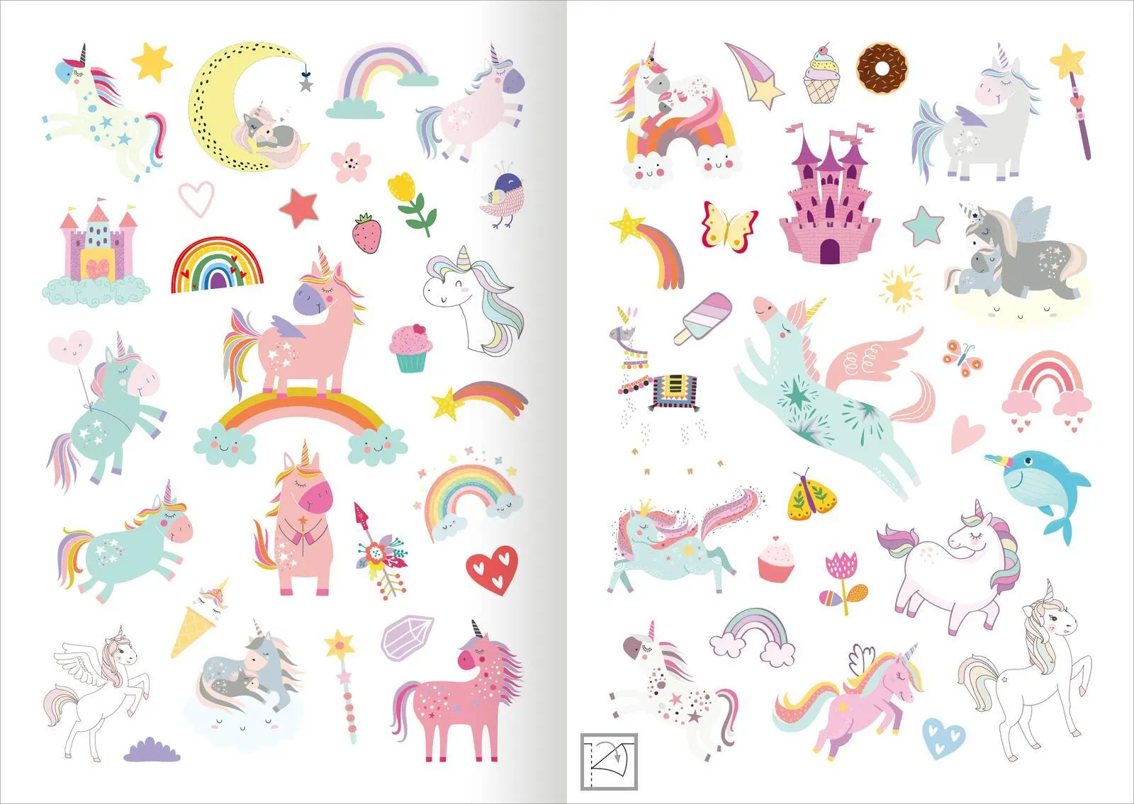 Bild: 4014489133940 | Mein Einhorn-Stickerheft | Mit über 150 Stickern | Aufkleber/Sticker