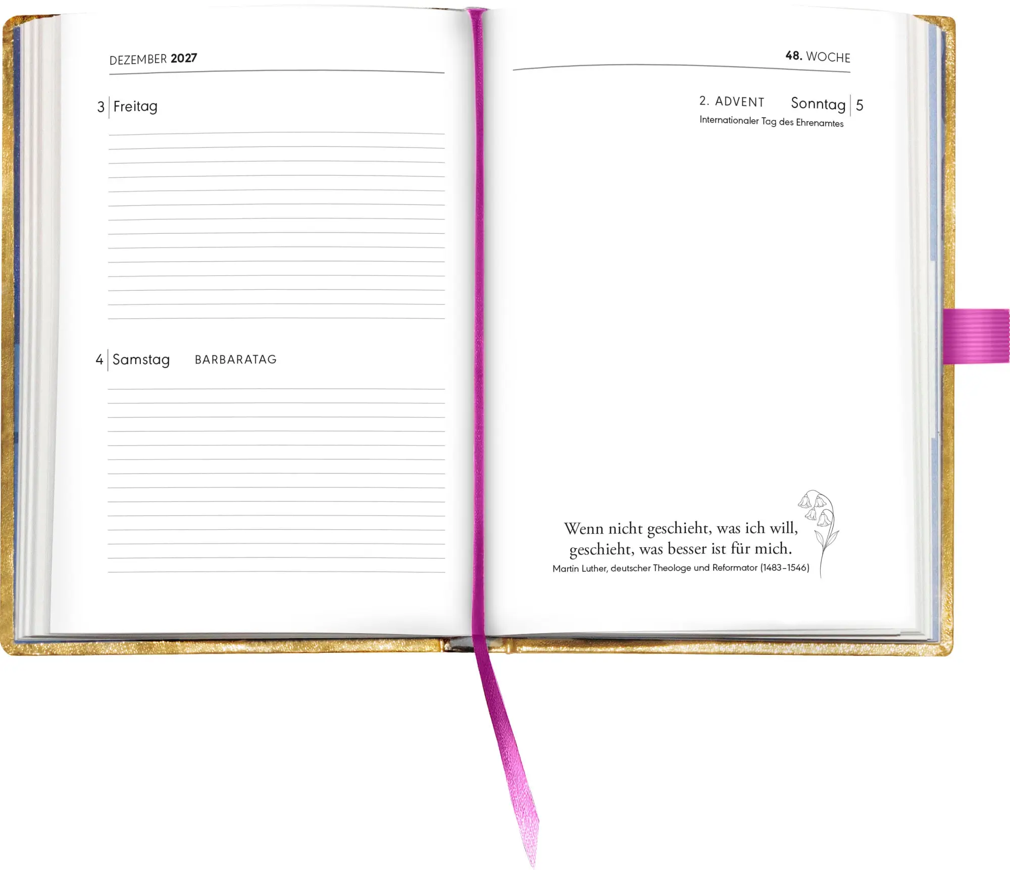 Bild: 4069095013940 | Brigitte Goldkalender 2027 | Neumann Verlage GmbH &amp; Co KG | Buch