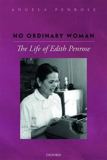 Cover: 9780198753940 | No Ordinary Woman | The Life of Edith Penrose | Angela Penrose | Buch