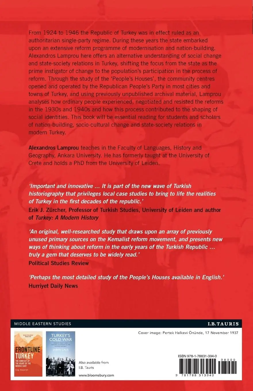 Rückseite: 9781788313940 | Nation-Building in Modern Turkey | Alexandros Lamprou | Taschenbuch