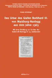 Cover: 9783205993940 | Das Urbar des Grafen Burkhard III. von Maidburg-Hardegg aus dem...