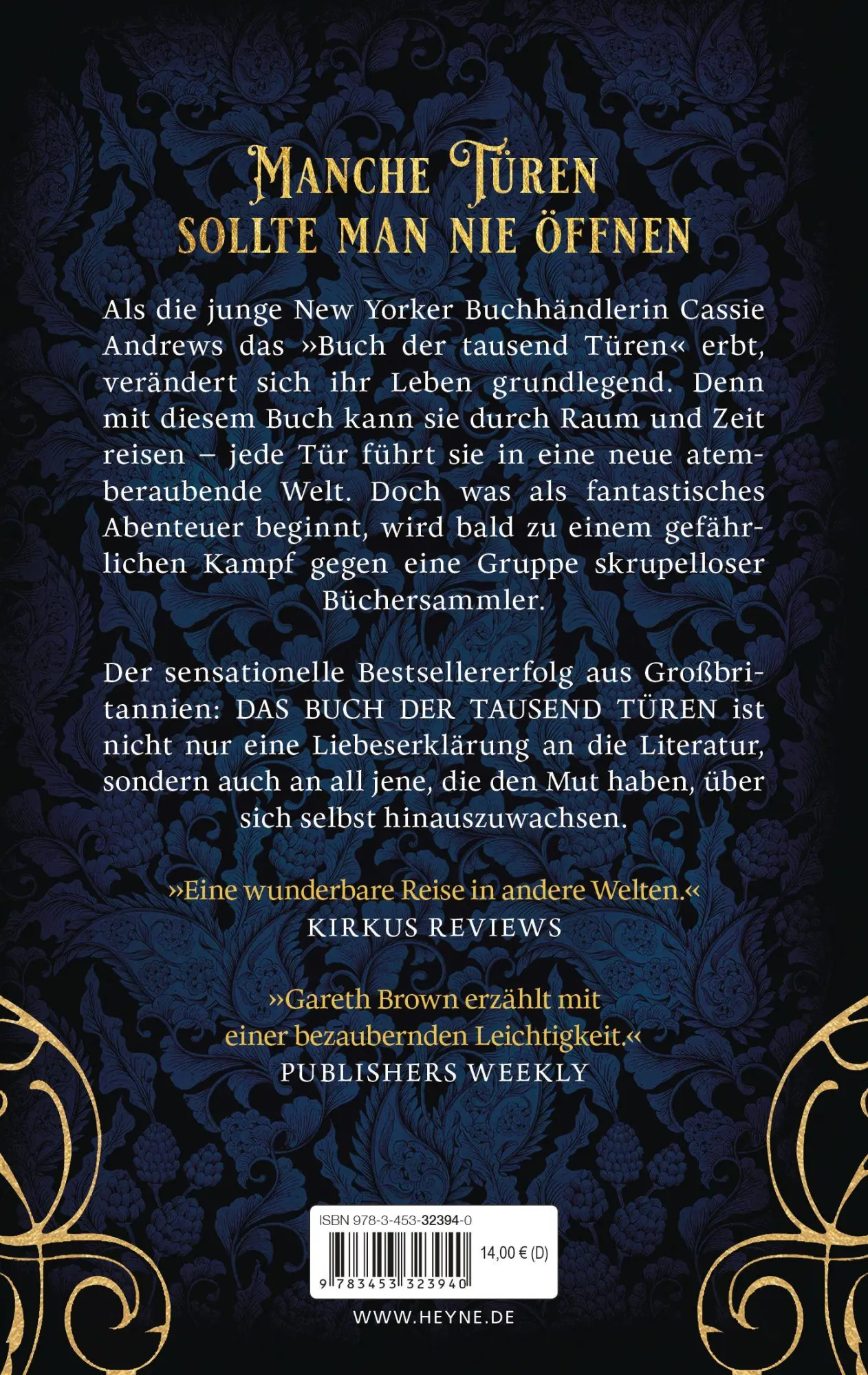 Bild: 9783453323940 | Das Buch der tausend Türen | Roman | Gareth Brown | Taschenbuch | 2025