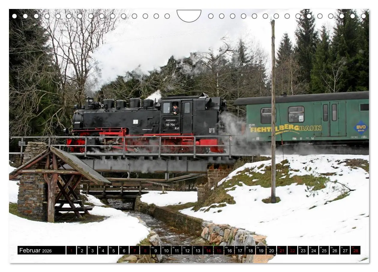 Bild: 9783457903940 | Dampfbahnromantik - Dampfbahnen auf schmaler Spur (Wandkalender...
