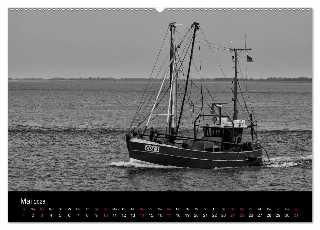 Bild: 9783516163940 | Willkommen in Cuxhaven (Wandkalender 2026 DIN A2 quer), CALVENDO...