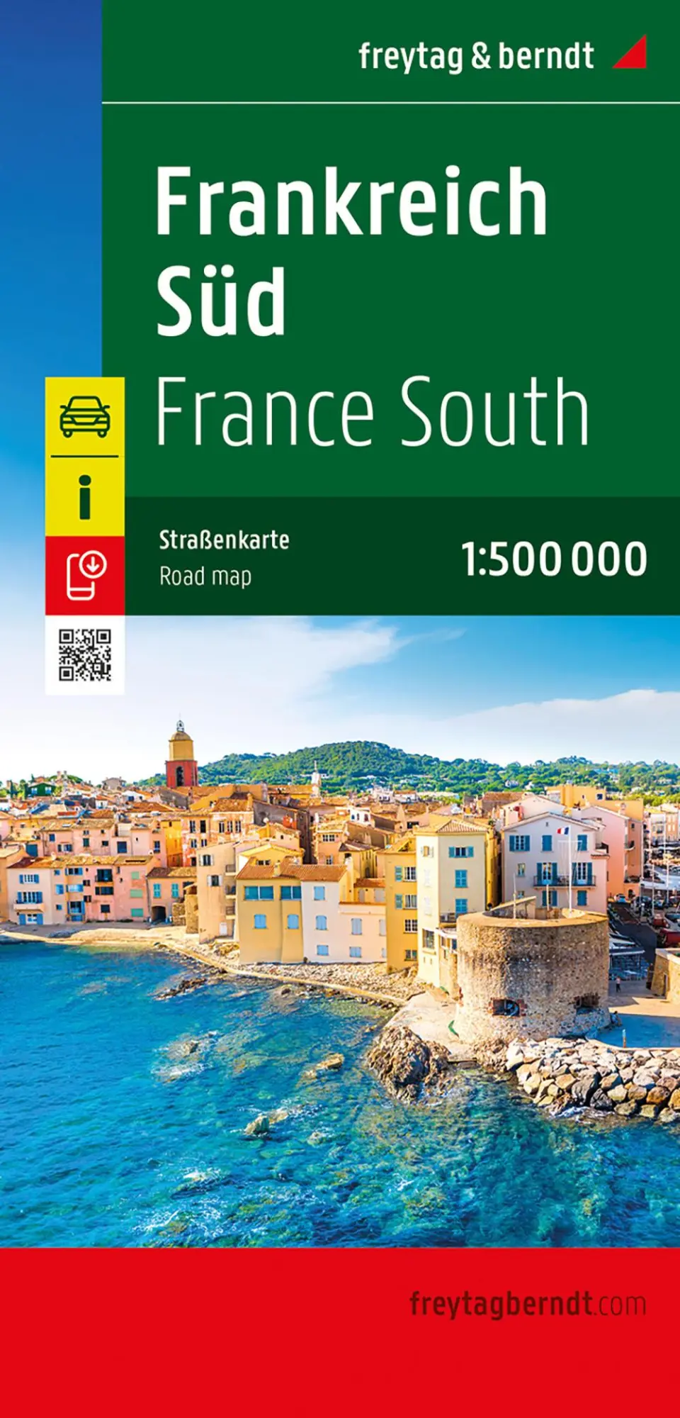 Cover: 9783707923940 | Frankreich Süd, Straßenkarte 1:500.000, freytag &amp; berndt | Berndt