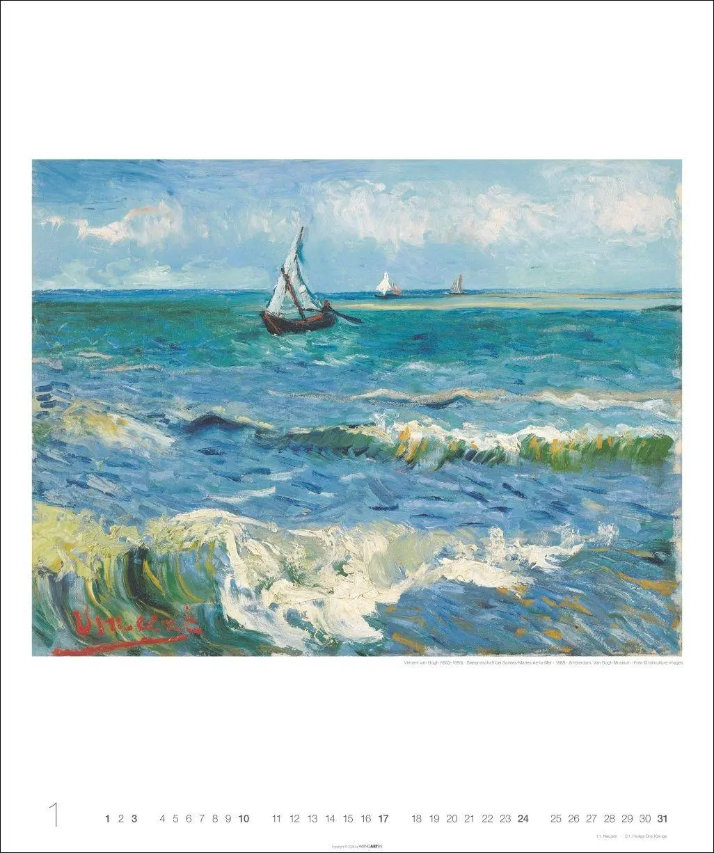 Bild: 9783839903940 | Vincent van Gogh Edition Kalender 2027 | Vincent van Gogh | Kalender