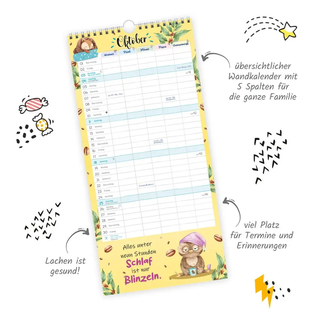 Bild: 9783988023940 | Trötsch Familienkalender Spruchreif 2026 | Wandkalender | KG | 24 S.