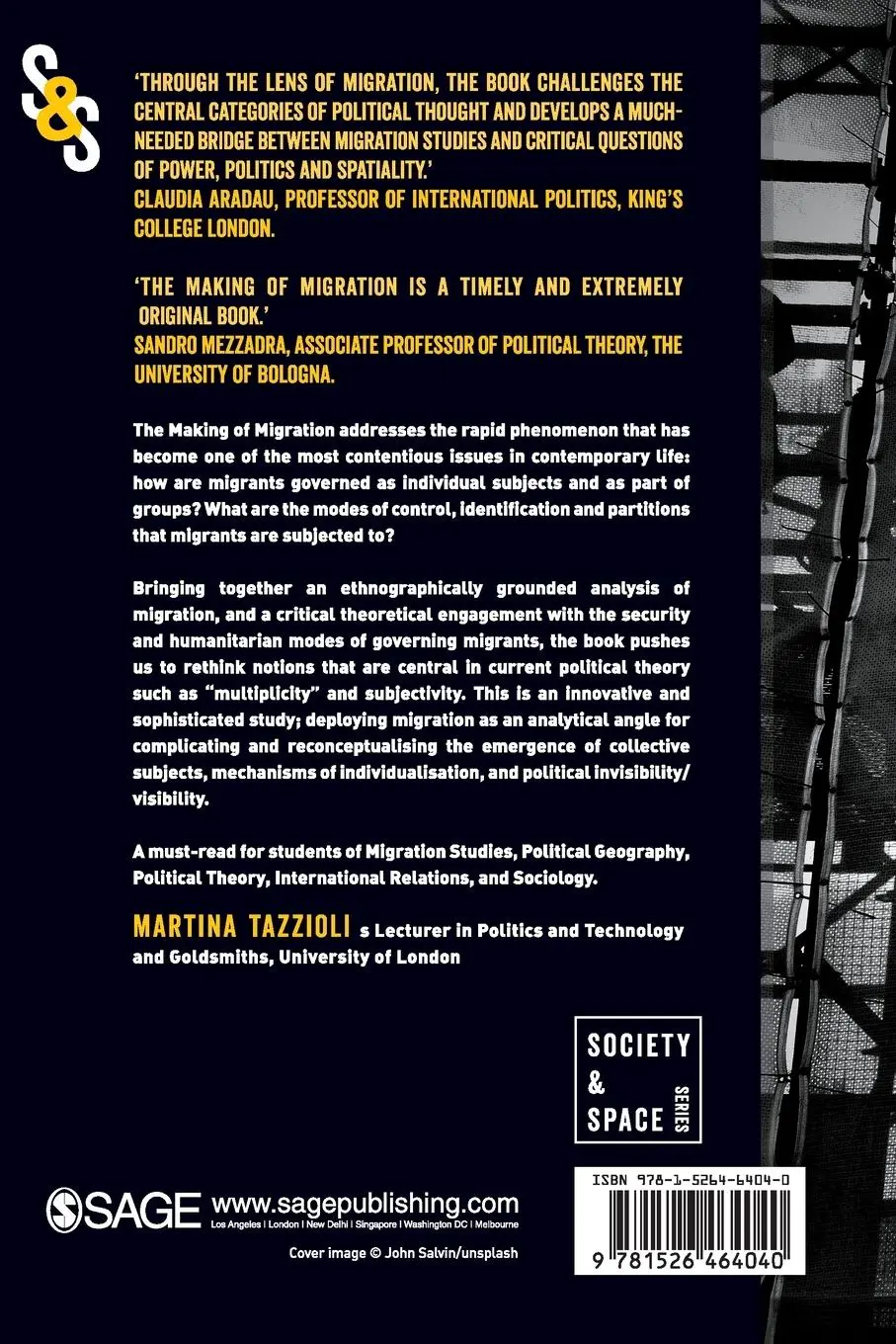 Rückseite: 9781526464040 | The Making of Migration | Martina Tazzioli | Taschenbuch | Englisch