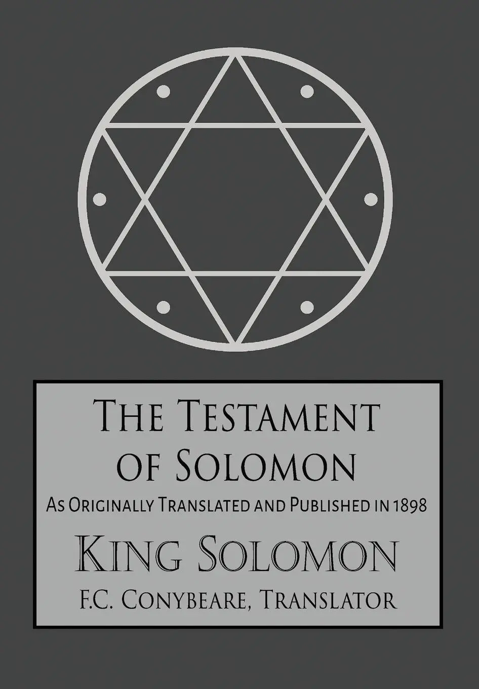Cover: 9781946774040 | The Testament of Solomon | King Solomon | Buch | Gebunden | Englisch