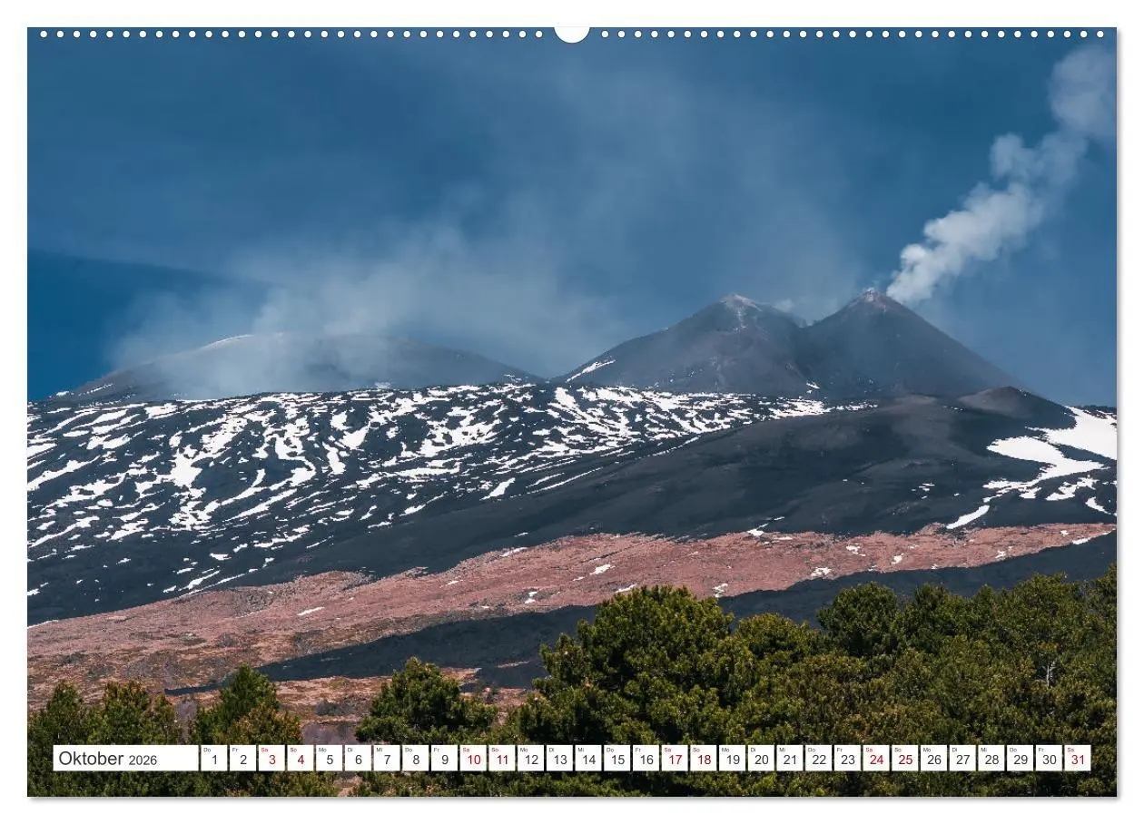 Bild: 9783457414040 | Ätna - Europas höchster Vulkan (hochwertiger Premium Wandkalender...