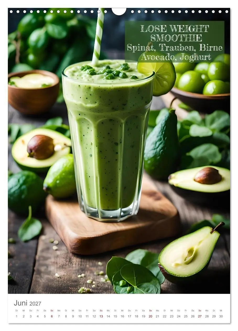 Bild: 9783569074040 | Vitamine im Glas - Gesunde Smoothie Kreationen (Wandkalender 2027...