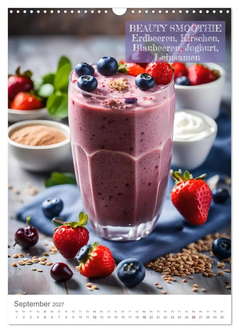 Bild: 9783569074040 | Vitamine im Glas - Gesunde Smoothie Kreationen (Wandkalender 2027...