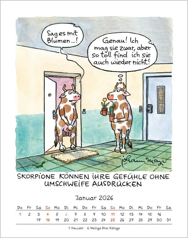 Bild: 9783731884040 | Skorpion 2026 | Verlag Korsch | Kalender | Spiralbindung | 13 S.