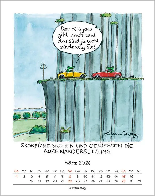 Bild: 9783731884040 | Skorpion 2026 | Verlag Korsch | Kalender | Spiralbindung | 13 S.