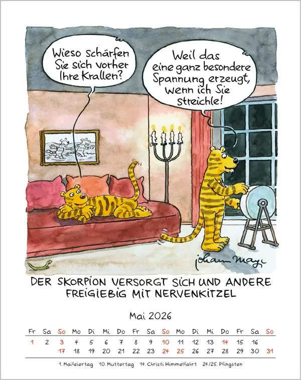 Bild: 9783731884040 | Skorpion 2026 | Verlag Korsch | Kalender | Spiralbindung | 13 S.
