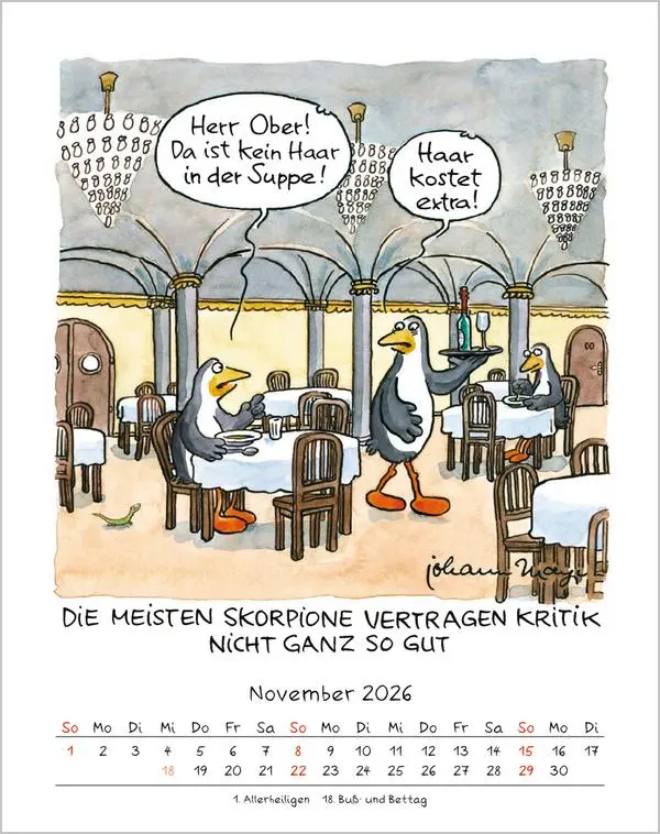 Bild: 9783731884040 | Skorpion 2026 | Verlag Korsch | Kalender | Spiralbindung | 13 S.