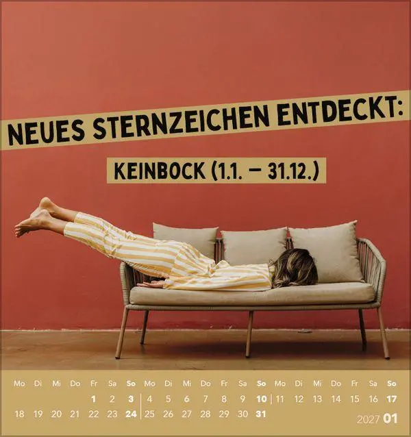 Bild: 9783819304040 | Lieber verrückt das Leben genießen 2027 | Verlag Korsch | Kalender