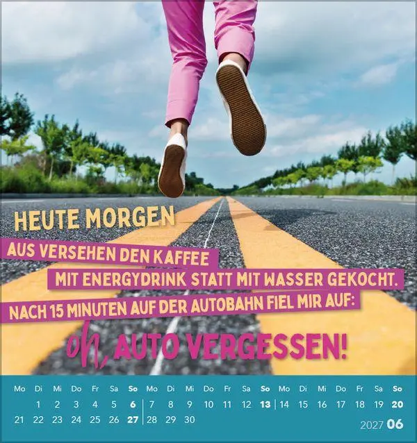 Bild: 9783819304040 | Lieber verrückt das Leben genießen 2027 | Verlag Korsch | Kalender
