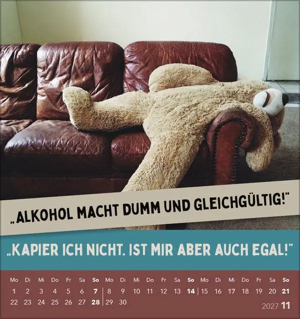 Bild: 9783819304040 | Lieber verrückt das Leben genießen 2027 | Verlag Korsch | Kalender