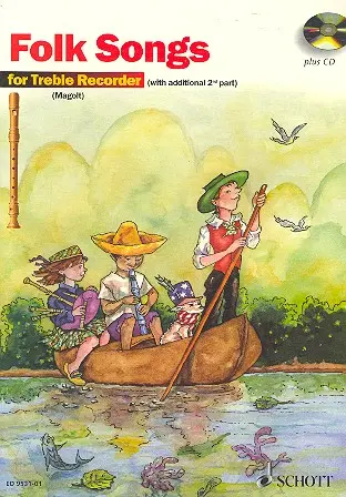 Cover: 9790001134040 | Schonsten Folksongs | The most beautiful folk songs | Buch + CD