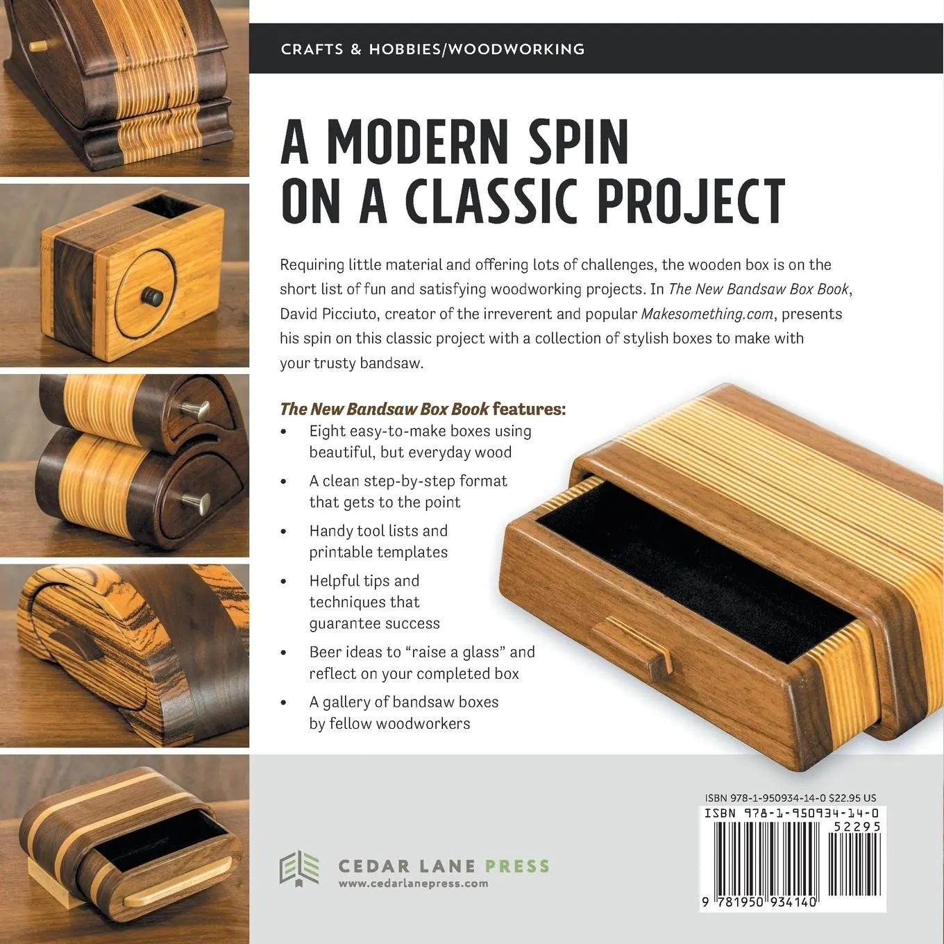 Rückseite: 9781950934140 | The New Bandsaw Box Book | David Picciuto | Taschenbuch | Englisch