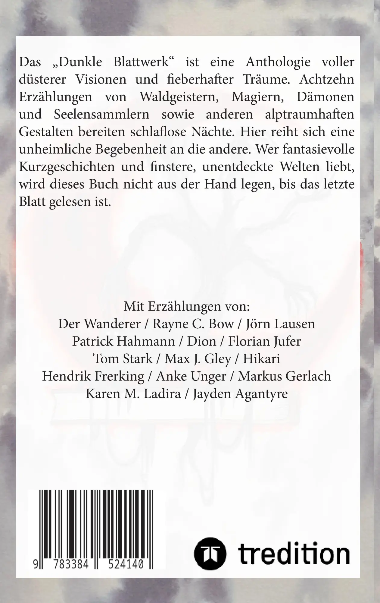 Rückseite: 9783384524140 | Dunkles Blattwerk | Anthologie | Patrick Hahmann (u. a.) | Taschenbuch