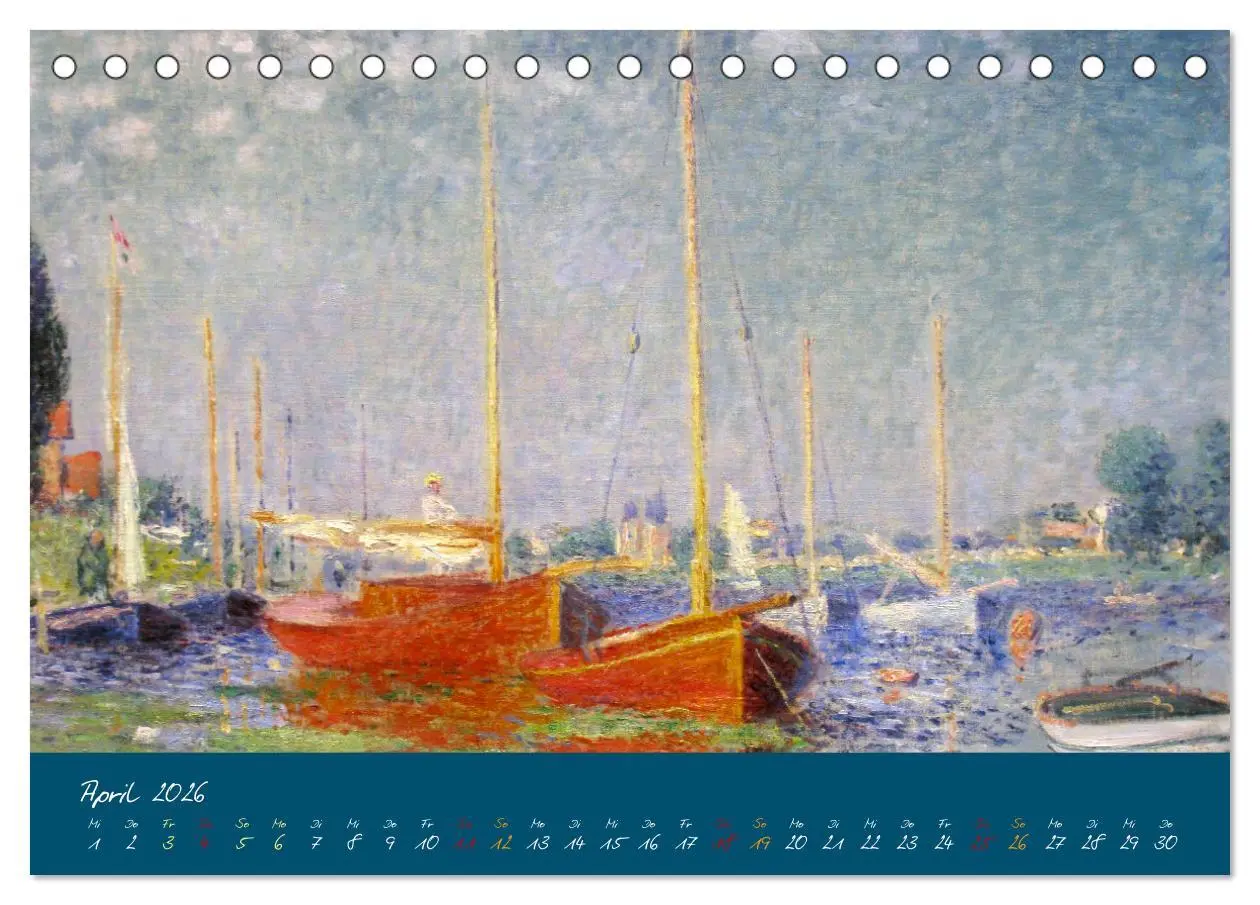 Bild: 9783457264140 | Typisch Monet (Tischkalender 2026 DIN A5 quer), CALVENDO...