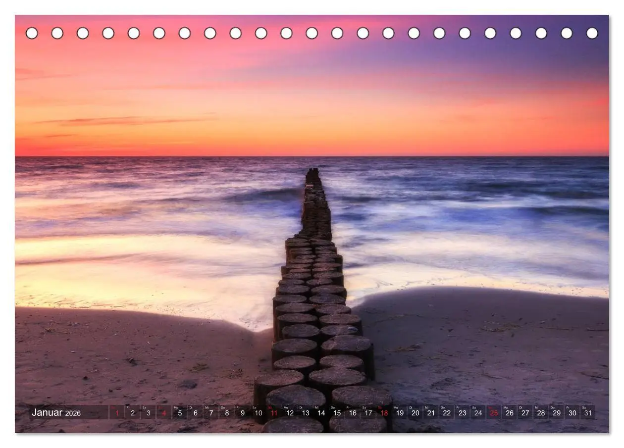 Bild: 9783457954140 | Stimmungsvolle Ostseeküste 2026 (Tischkalender 2026 DIN A5 quer),...