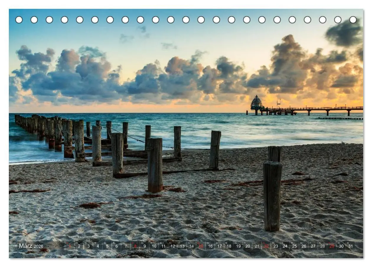 Bild: 9783457954140 | Stimmungsvolle Ostseeküste 2026 (Tischkalender 2026 DIN A5 quer),...