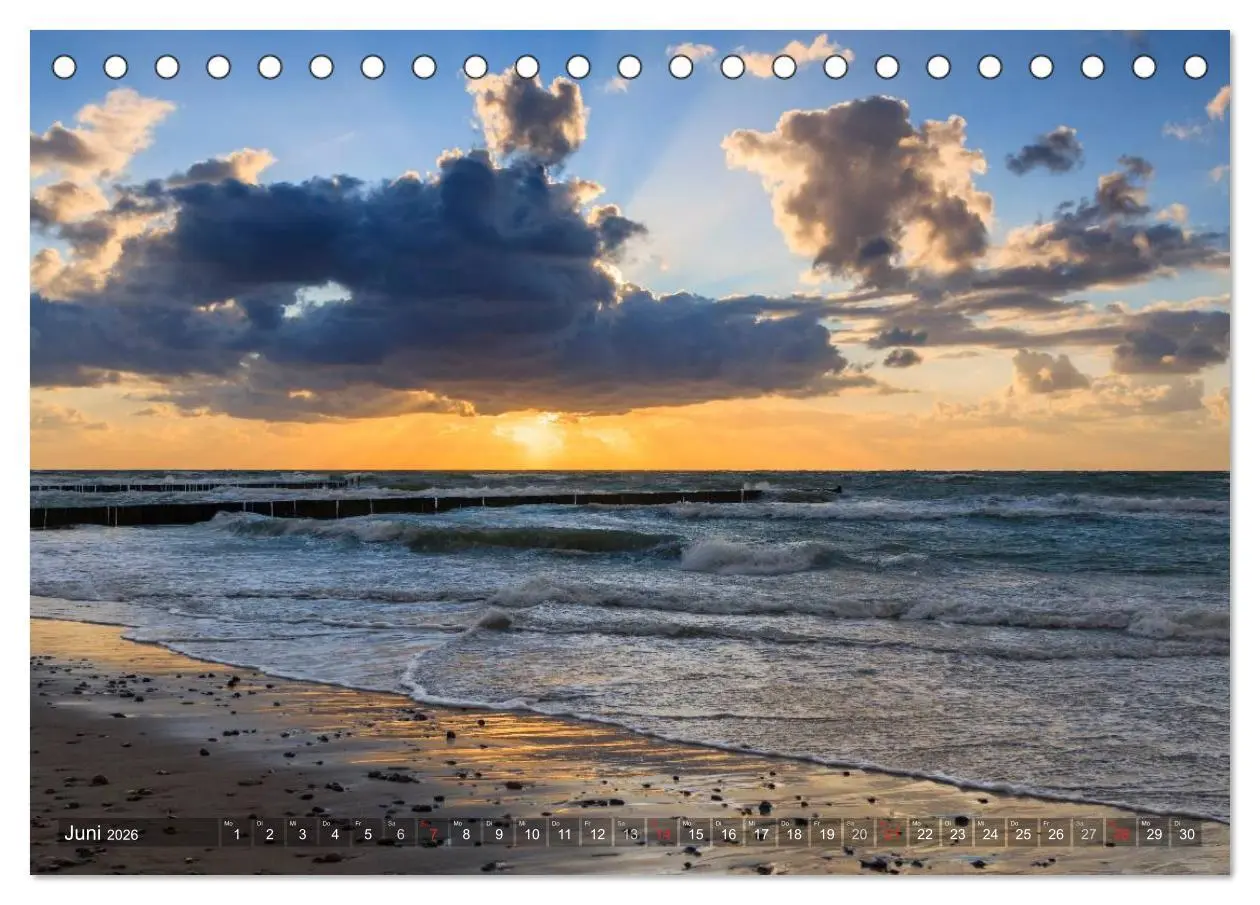 Bild: 9783457954140 | Stimmungsvolle Ostseeküste 2026 (Tischkalender 2026 DIN A5 quer),...