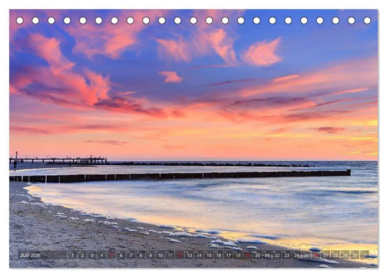 Bild: 9783457954140 | Stimmungsvolle Ostseeküste 2026 (Tischkalender 2026 DIN A5 quer),...