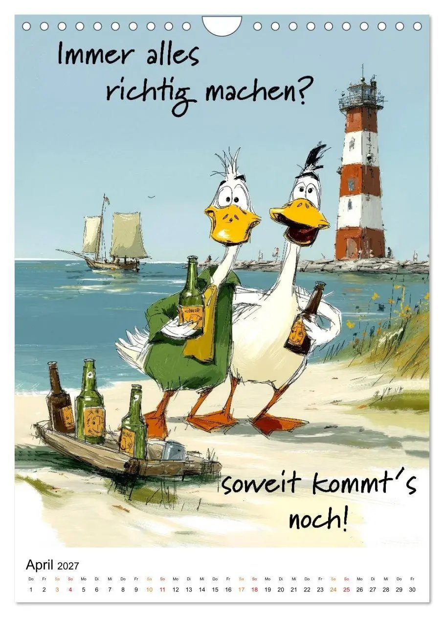 Bild: 9783516804140 | Blöde Gans - Denkste! (Wandkalender 2027 DIN A4 hoch), CALVENDO...