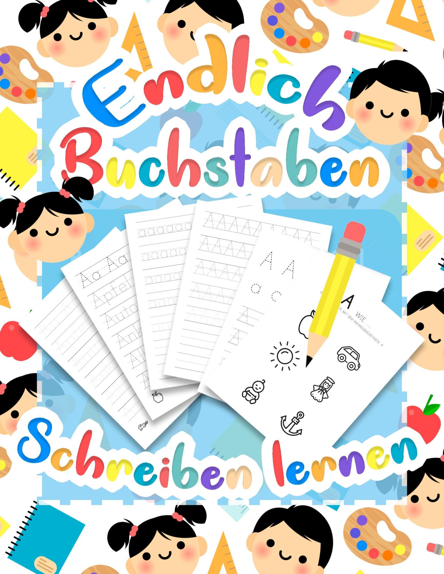 Cover: 9783748184140 | Buchstaben lernen - Druckschrift Schreiben lernen mit dem...