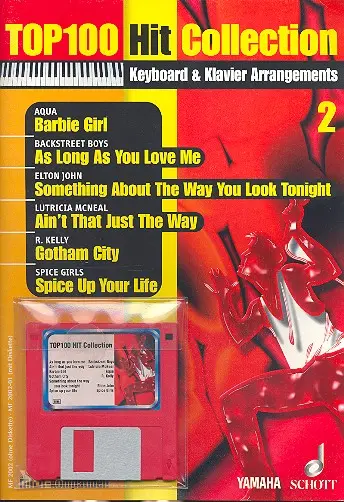 Cover: 9790001124140 | Top 100 Hit Collection 2 Band 2 (+Midi Disk) für Klavier / Keyboard