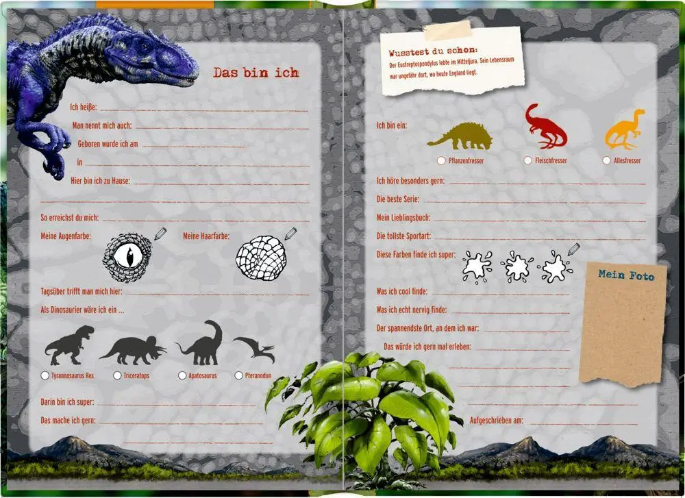 Bild: 4050003944340 | Freundebuch - T-Rex World - Meine Freunde | Raimund Frey | Buch | 2017