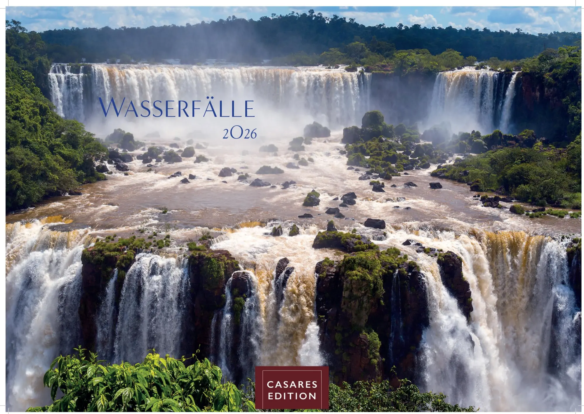Cover: 9781835244340 | Wasserfälle Kalender 2026 - Wandkalender Fotokalender Landschaft...