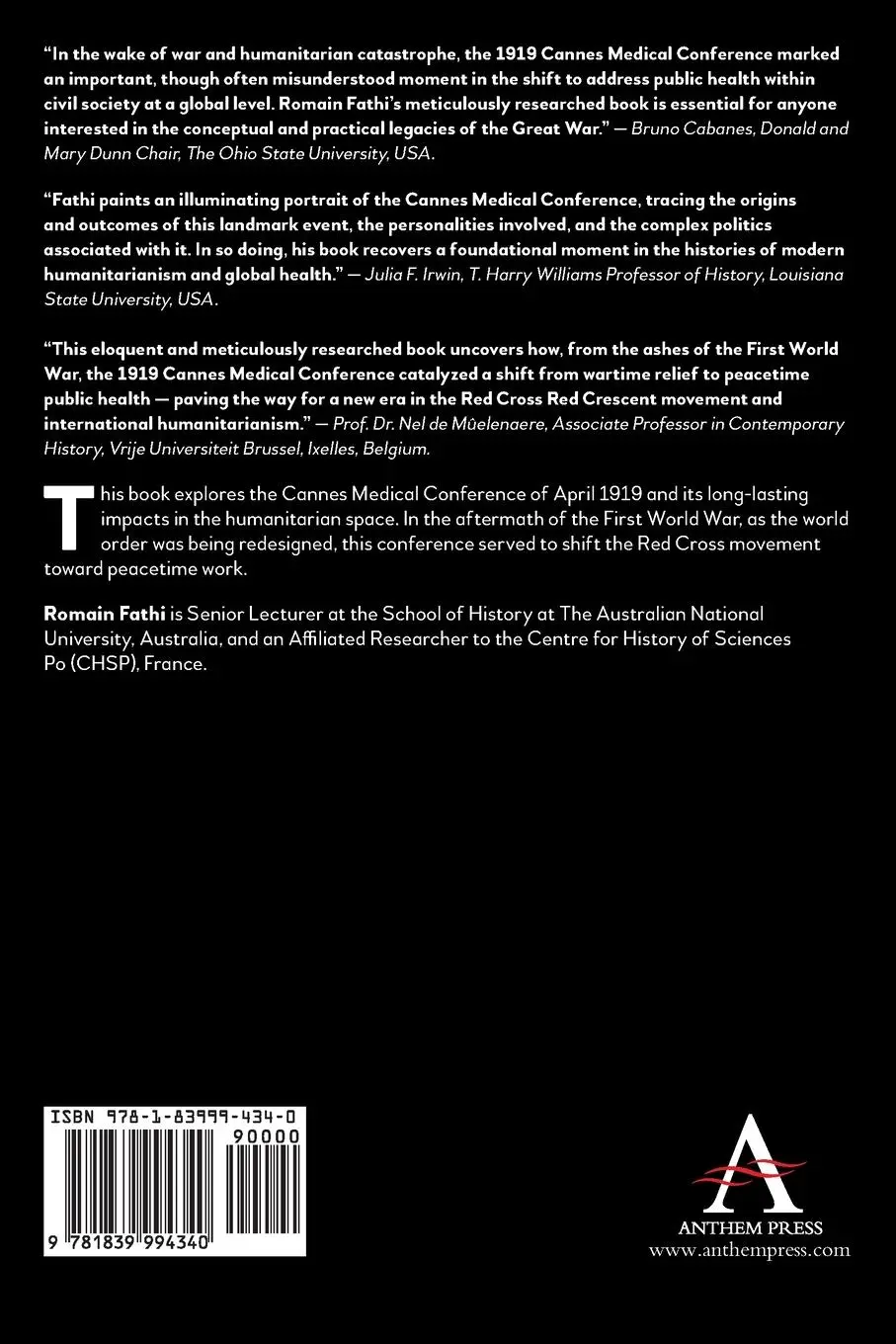 Rückseite: 9781839994340 | The Red Cross's Public Health Turn | Romain Fathi | Taschenbuch | 2025