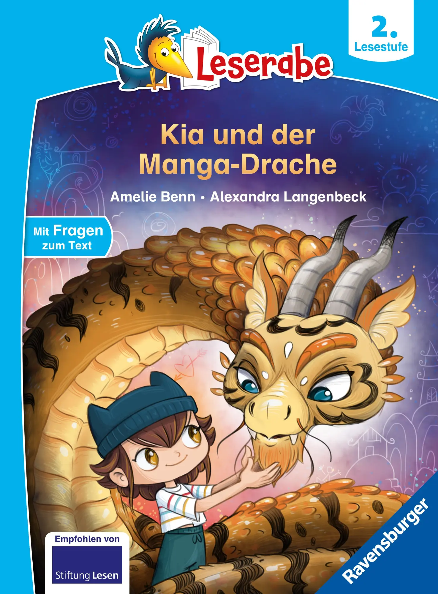 Cover: 9783473464340 | Leserabe 2. Lesestufe - Kia und der Manga-Drache | Amelie Benn | Buch