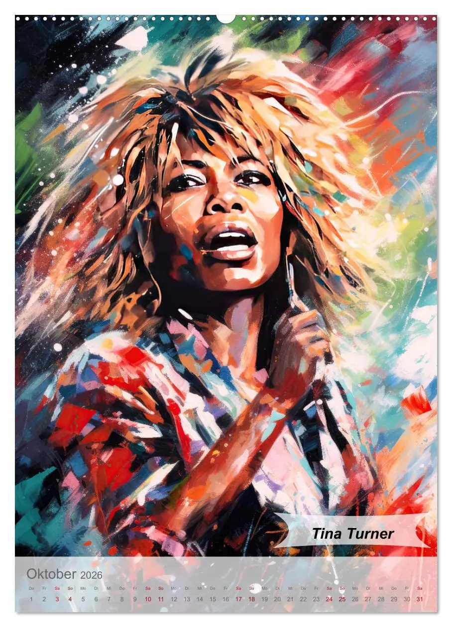Bild: 9783516264340 | POP Legenden in Pop-Art (hochwertiger Premium Wandkalender 2026 DIN...