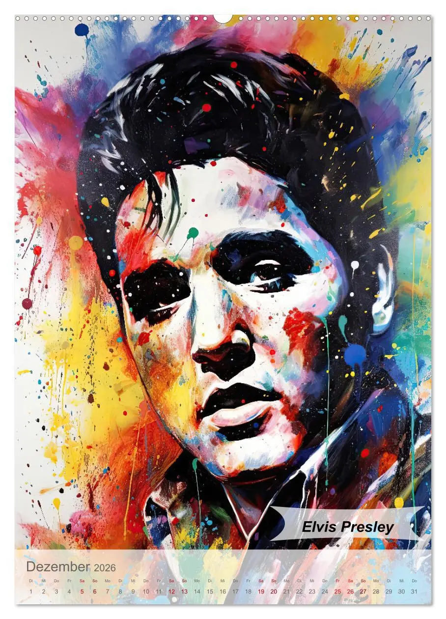 Bild: 9783516264340 | POP Legenden in Pop-Art (hochwertiger Premium Wandkalender 2026 DIN...