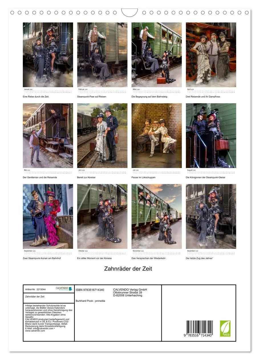 Bild: 9783516714340 | Zahnräder der Zeit (Wandkalender 2026 DIN A3 hoch), CALVENDO...