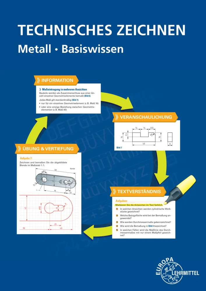 Cover: 9783758514340 | Technisches Zeichnen Metall Basiswissen | Bernhard Schellmann (u. a.)