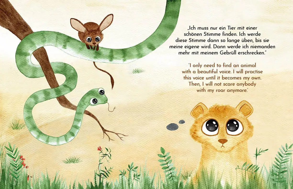 Bild: 9783949514340 | Brüll, kleiner Löwe - Roar, Little Lion | Ingo Blum | Buch | 44 S.